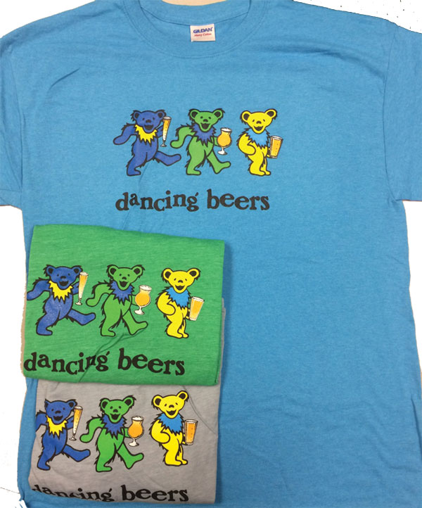 Dancing Beers - MENS - Click Image to Close