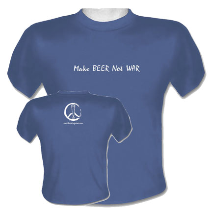 Make Beer Not War-Men's T-Shirt - Click Image to Close